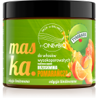 OnlyBio x Tymbark Hair in Balance Pomarańcza-brzoskwinia Maska do włosów wysokoporowatych 400ml