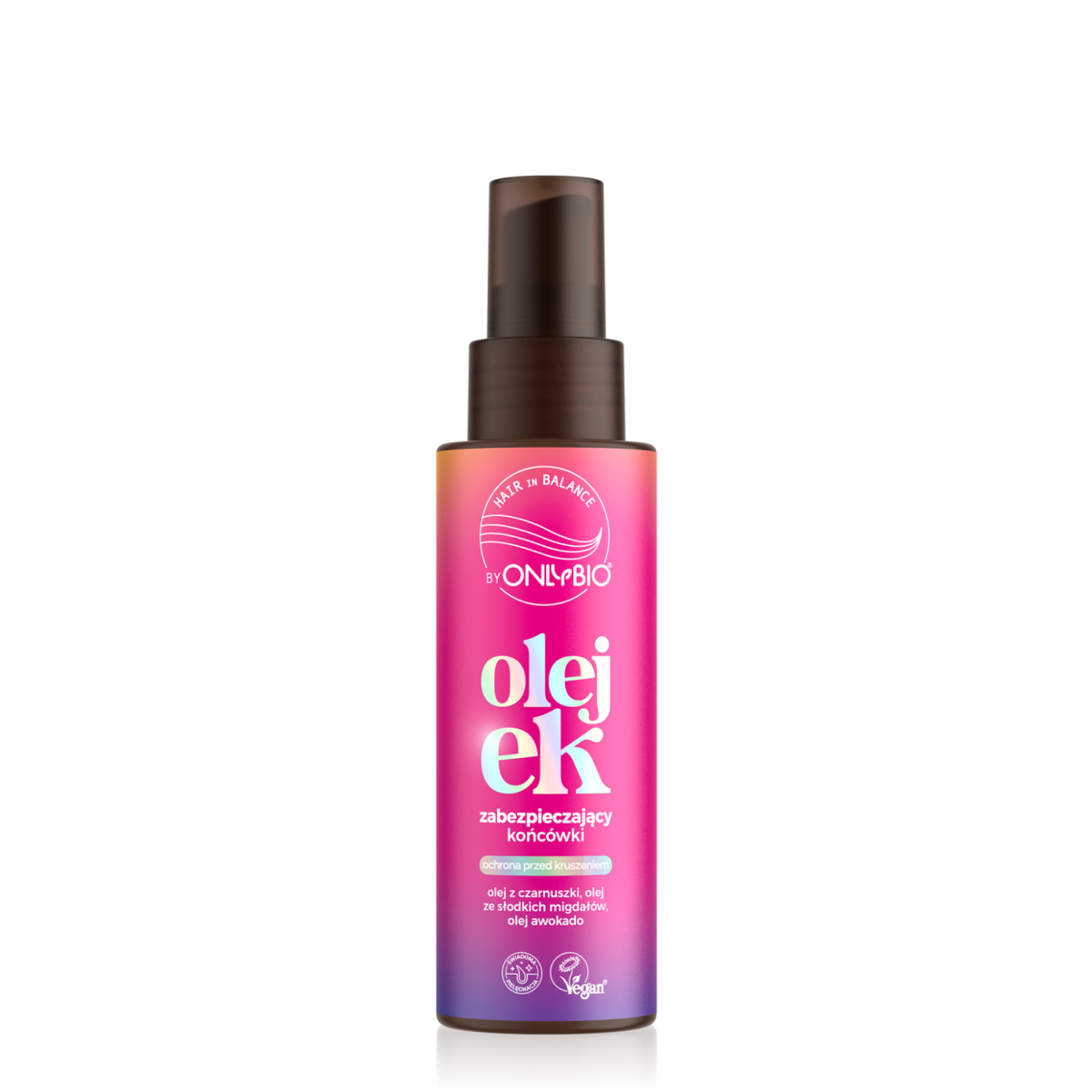 Hair in Balance by ONLYBIO olejek zabezpieczający końcówki 80ml