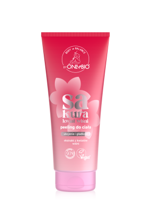 Body in Balance by ONLYBIO Peeling do ciała Sakura kwiat wiśni 200ml Redesign 2026