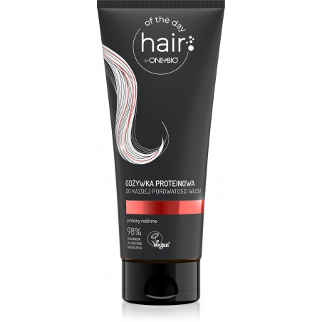 Hair of the day by ONLYBIO Odżywka proteinowa do każdej porowatości włosa 200ml